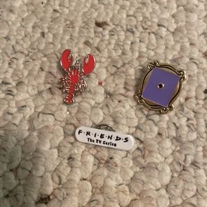 F.R.I.E.N.D.S Blind Box Pins (Peep Hole, Lobster, and “The TV Series”)
